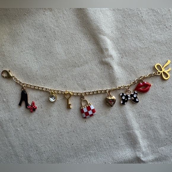 Handmade Minnie Mouse Inspired Purse Charm Keychain - Picture 2 of 8